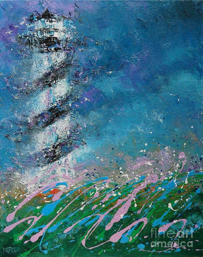 Abstract Painting - Light of the Outer Banks by Dan Campbell