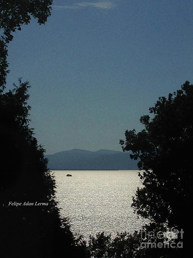 Image Included in Queen the Novel - Light on Lake Champlain 20of74 Photograph by Felipe Adan Lerma