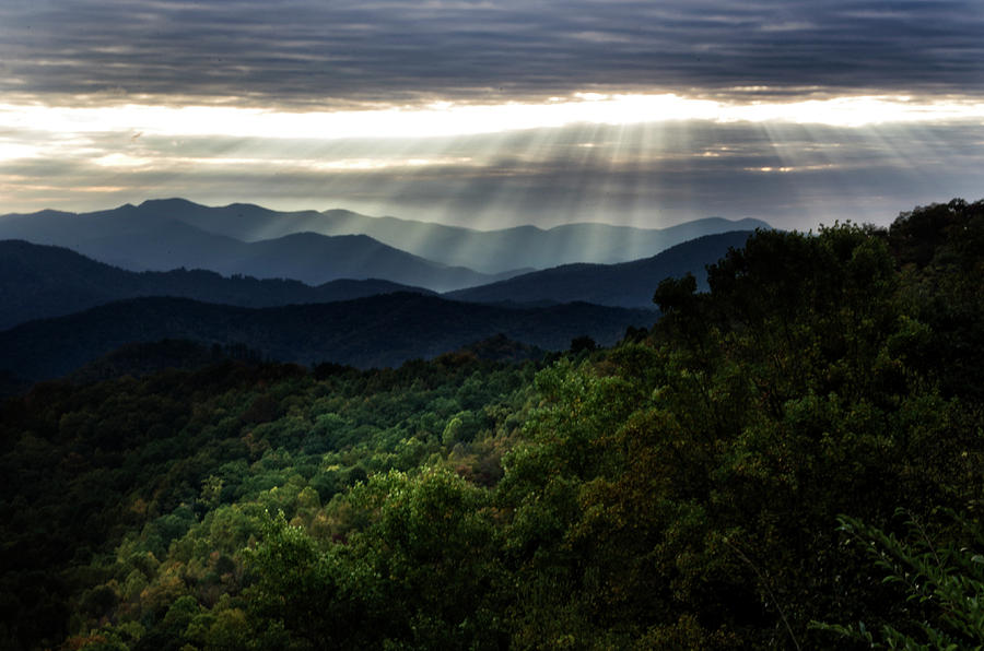 Mountain Photograph - Light On The Mountains by Greg and Chrystal Mimbs