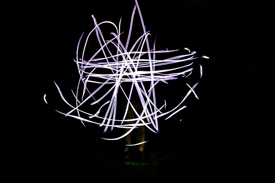 Light Painting Star  Photograph by Georgia Clare