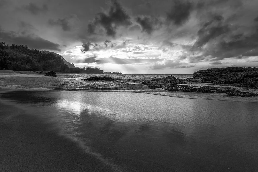 Light Shining on the Beach II Photograph by Jon Glaser