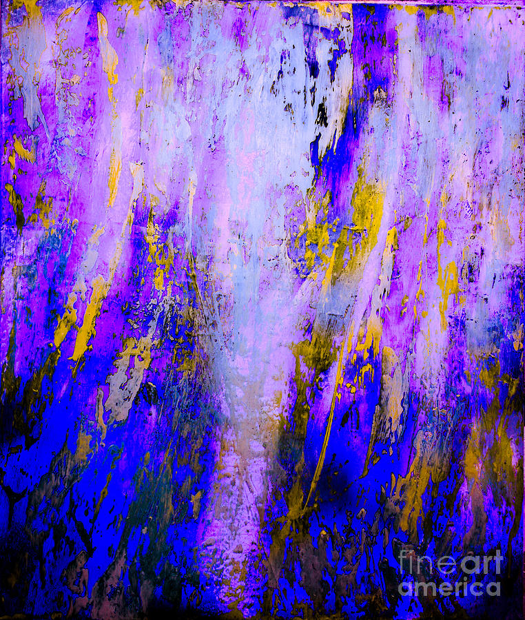 Light Shining Through My Window Of Lavender and Gold Painting by Catalina Walker