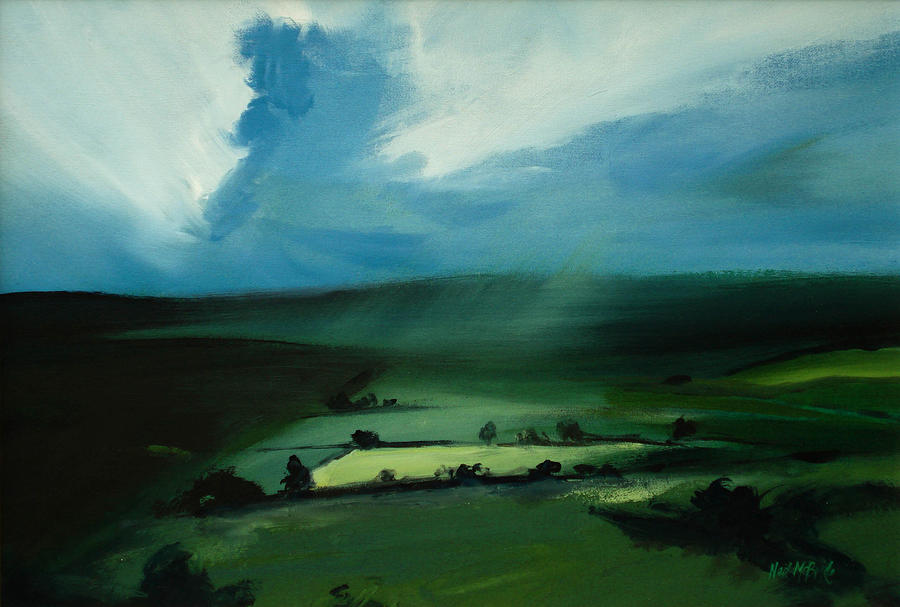 Landscape Painting - Light Squall by Neil McBride