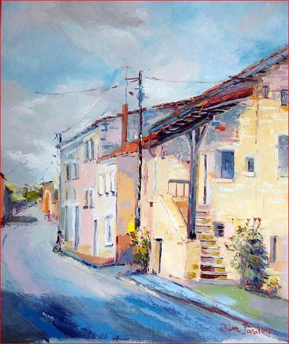 Light Study At Marcillac Lanville Painting