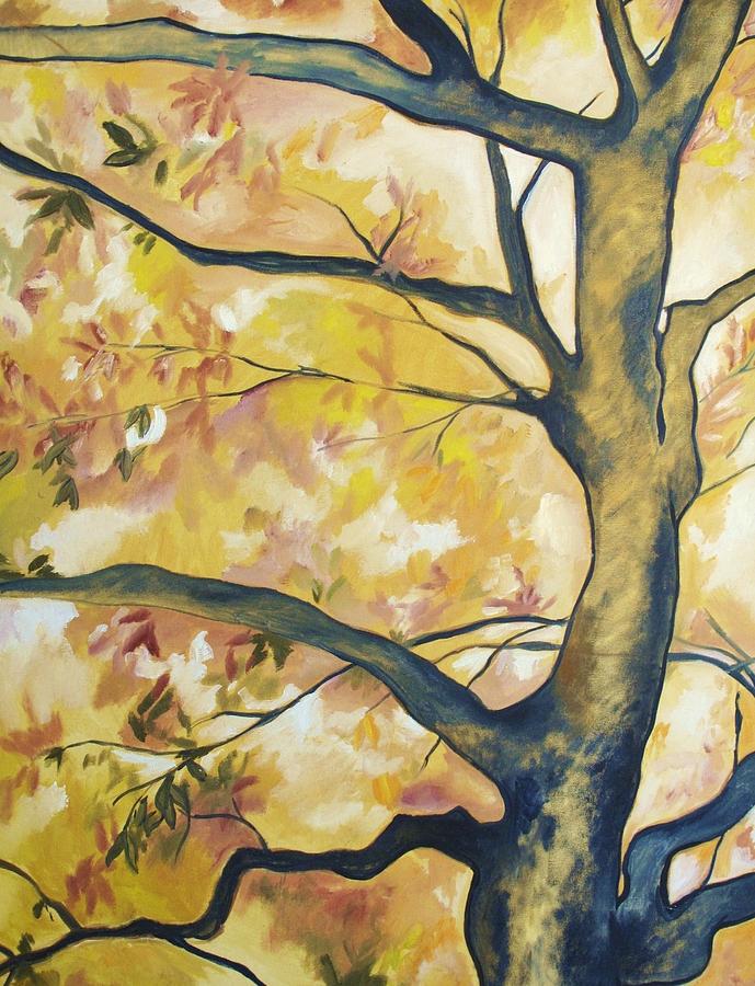 Landscape Painting - Light through the Trees by Idie Karr Landscape Painting - Light through the Trees by Idie Karr