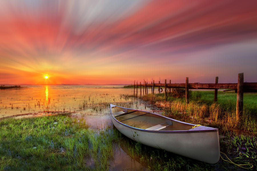 Light Up the Morning with Color Dreamscape Photograph by Debra and Dave Vanderlaan