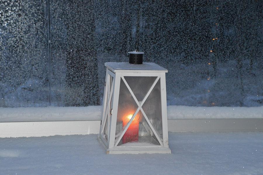 Winter Photograph - Light up your way by Eve Tamminen