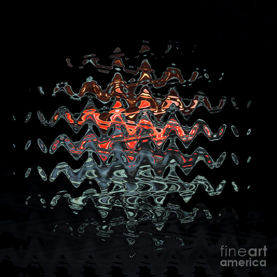 Light waves Photograph by Agnes Caruso