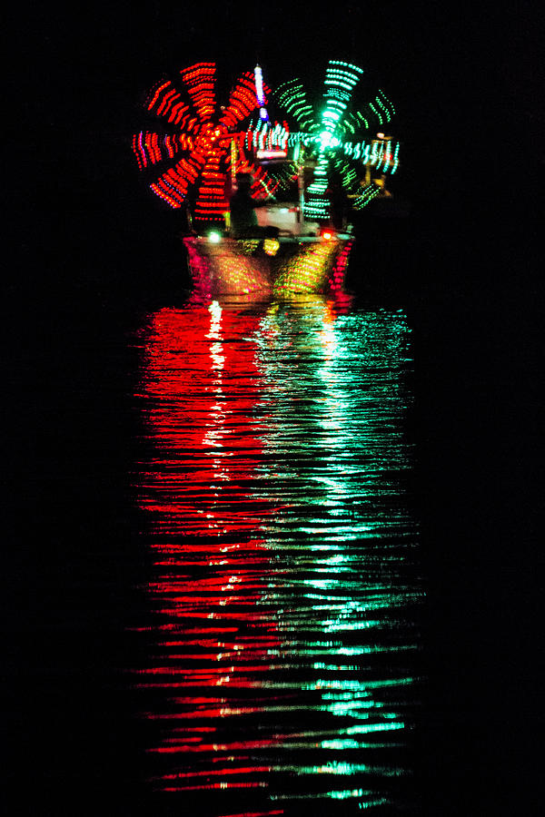 Lighted Boat Parade 2 Photograph by Bob Slitzan