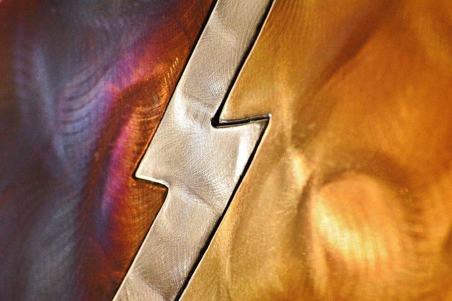 Lightening Bolt Abstract Photograph by Linda Brody