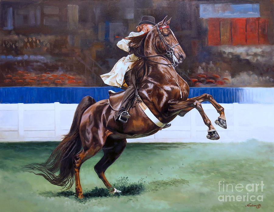 Horse Painting - Lighter Than Air II by Jeanne Newton Schoborg