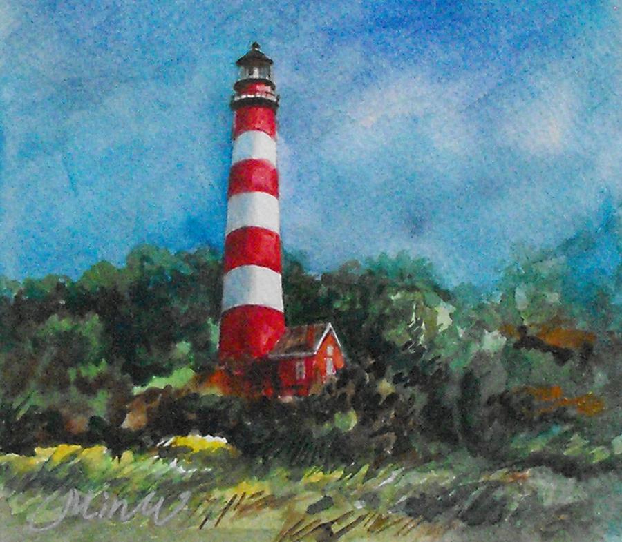 Lighthouse 2 Painting by L R B