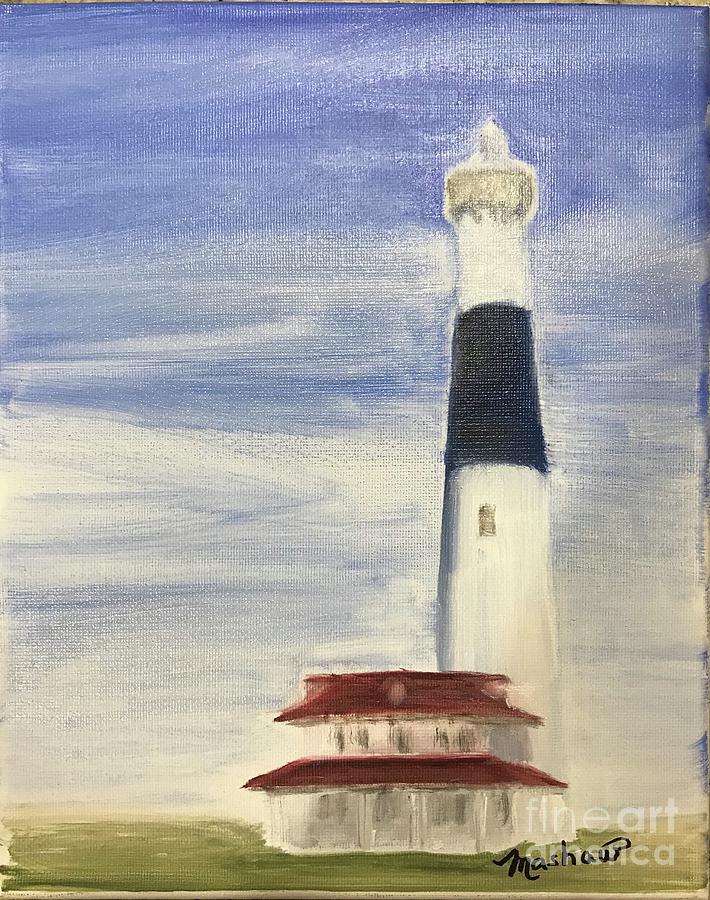 Lighthouse #2 Painting by Sheila Mashaw