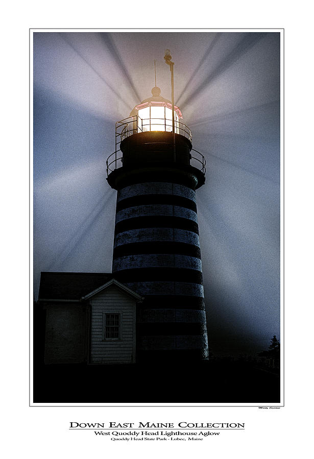 Lighthouse Aglow Photograph by Marty Saccone
