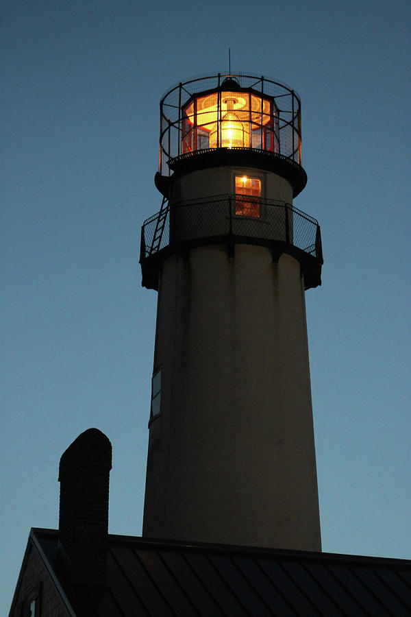 Lighthouse Aglow Photograph by Robert Banach