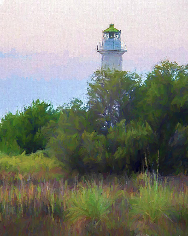 Lighthouse among Trees Digital Art by Roy Pedersen