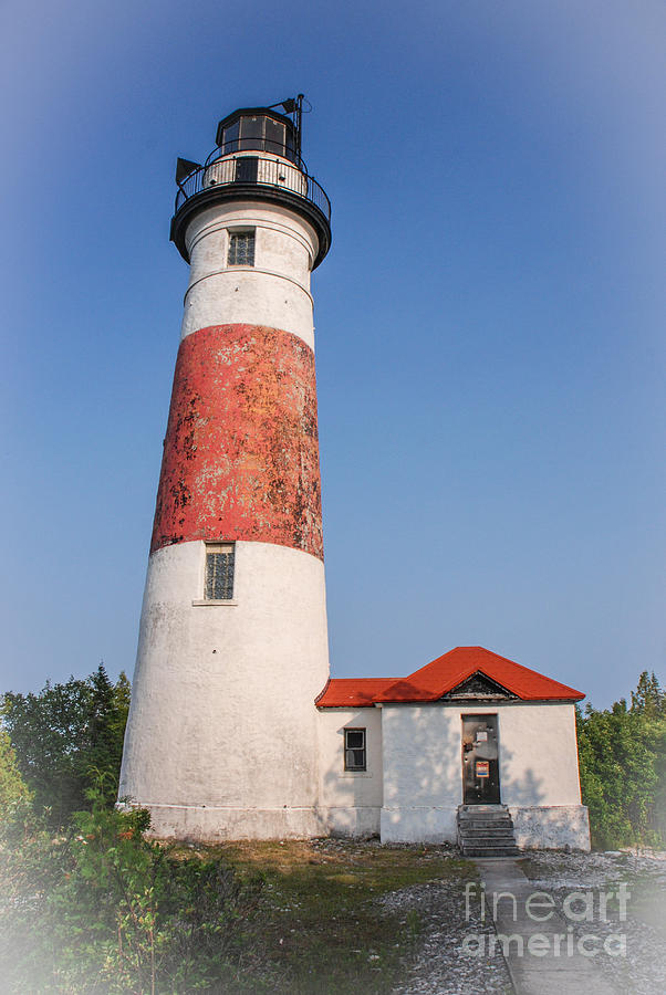 Lighthouse Photograph - Lighthouse and Entry by Grace Grogan