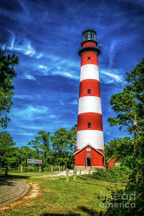 Lighthouse at Chincoteague Photograph by Nick Zelinsky Jr