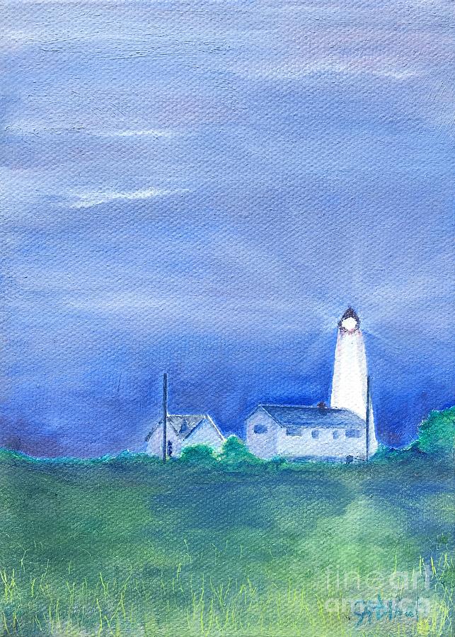 Lighthouse at Dusk by Cheryl Abbiati Lighthouse at Dusk by Cheryl Abbiati