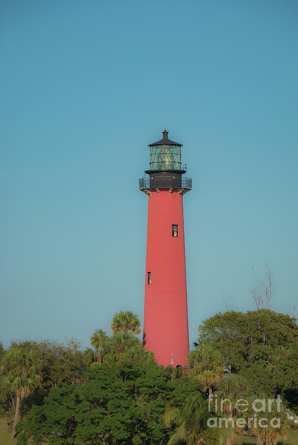 Lighthouse At Jupiter Florida Photograph