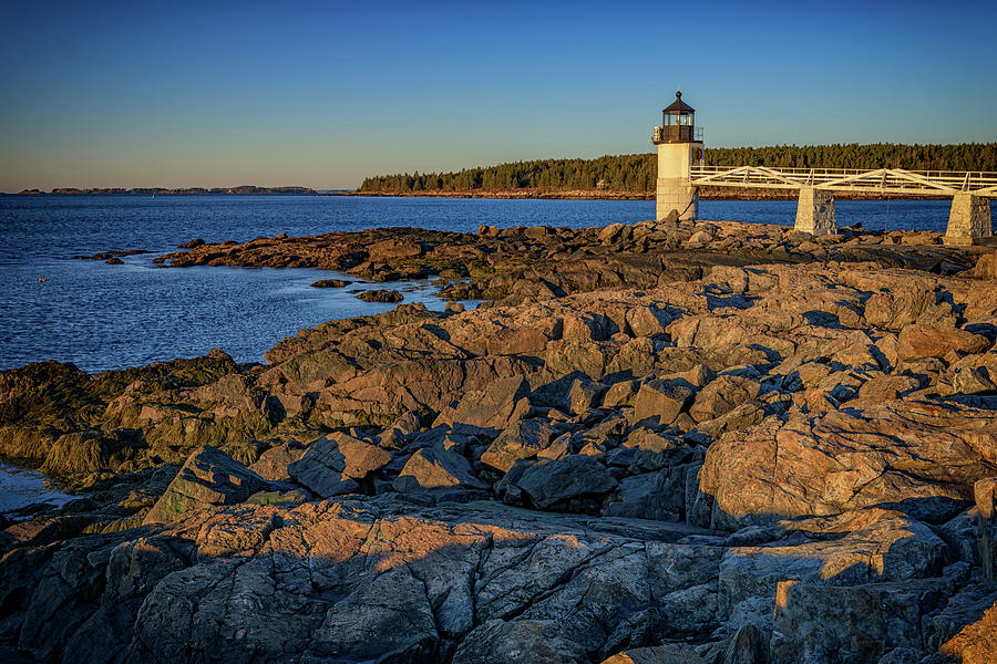 Forrest Gump Photograph - Lighthouse at Marshall Point by Rick Berk