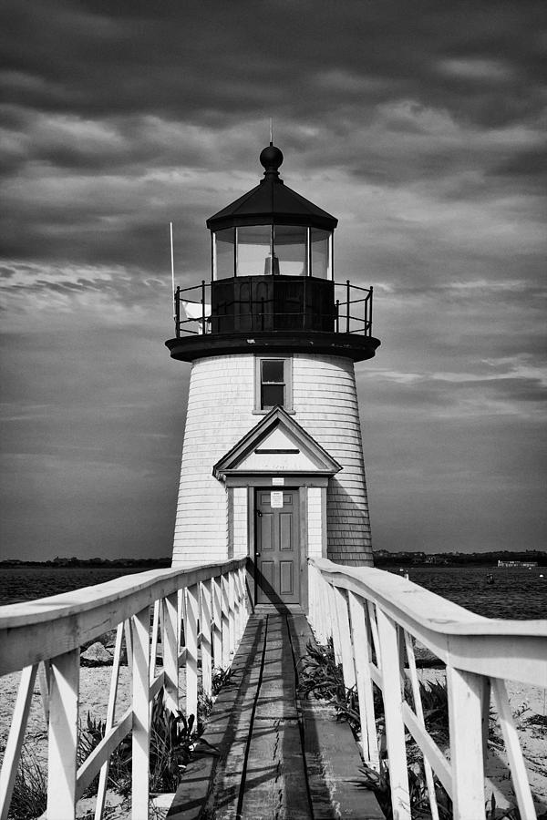 Black And White Photograph - Lighthouse at Nantucket Island II - black and white by Hideaki Sakurai