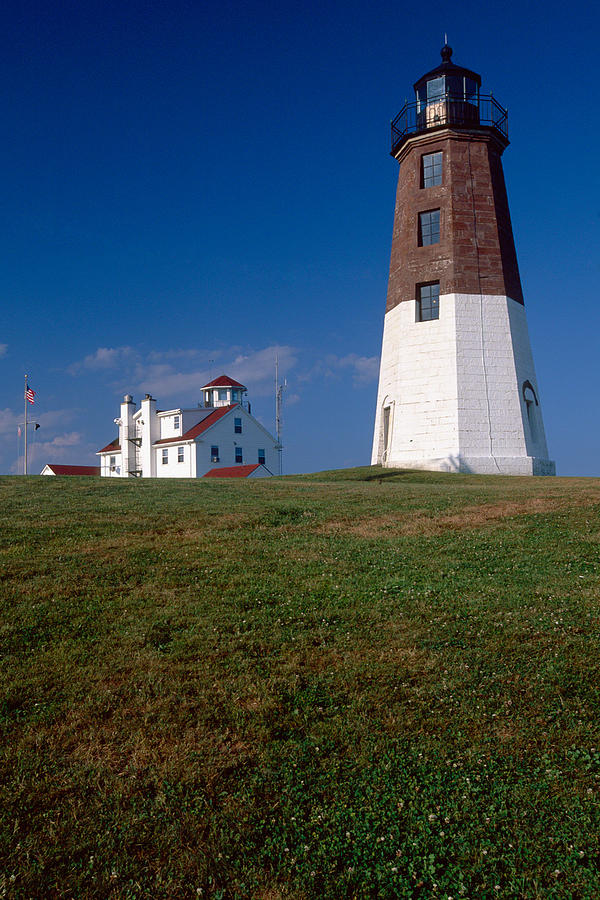 Lighthouse at Point Judith Photograph by George Oze - Fine Art America