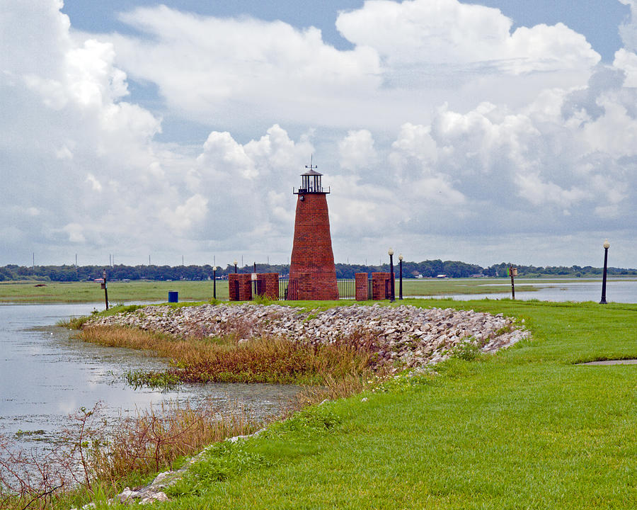 Lighthouse at Port Kissimmee on Lake Tohopekaliga in Central Florida   Photograph by Allan  Hughes