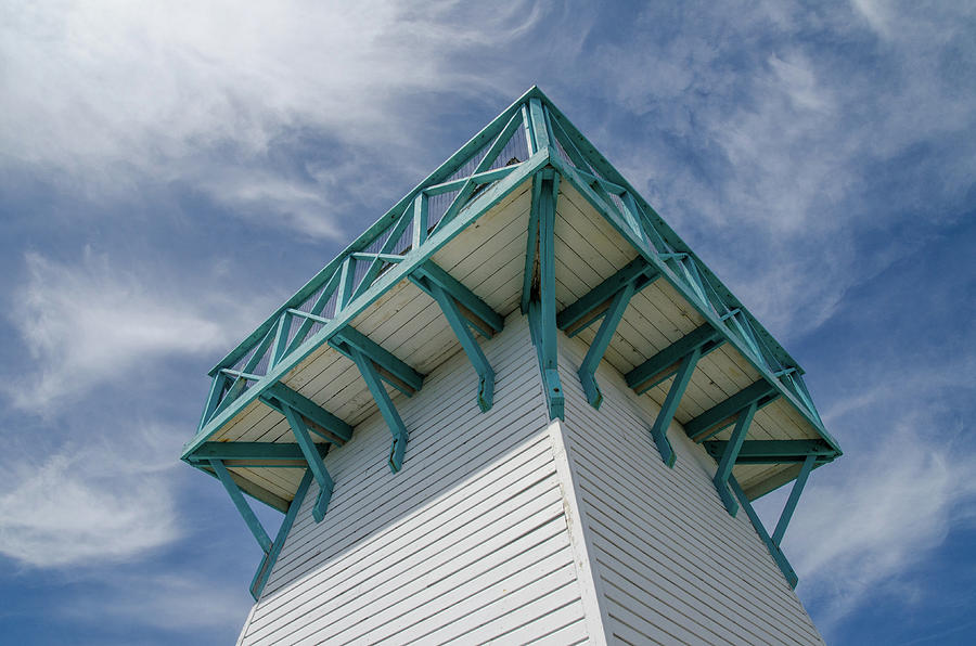Lighthouse at Summerside seaside market. Photograph by Rob Huntley