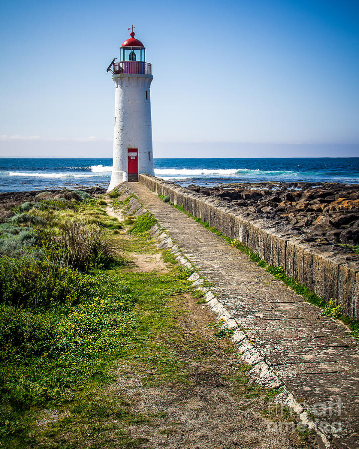 Lighthouse Beach Photograph by Perry Webster