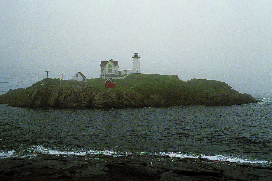 Lighthouse - Cape Neddick, Maine Photograph by Frank Romeo