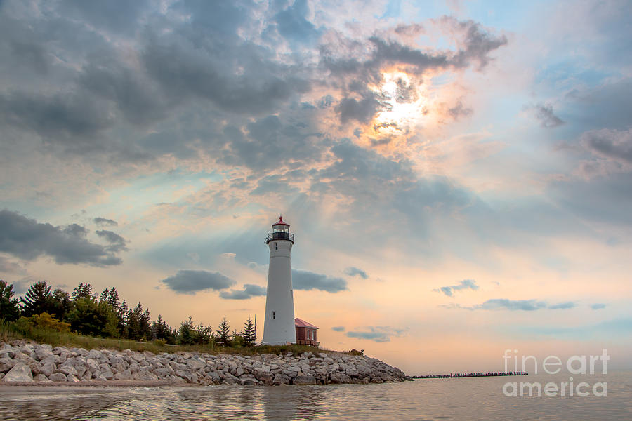 Great Lakes Lighthouses Photograph - An Awe Inspiring Moment At Crisp Point Lighthouse 6970 by Norris Seward
