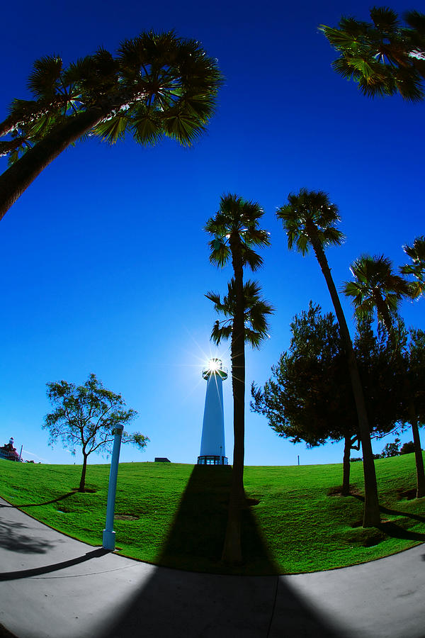 Light and Shadow -- Lions Lighthouse for Sight in Long Beach, California Photograph by Darin Volpe