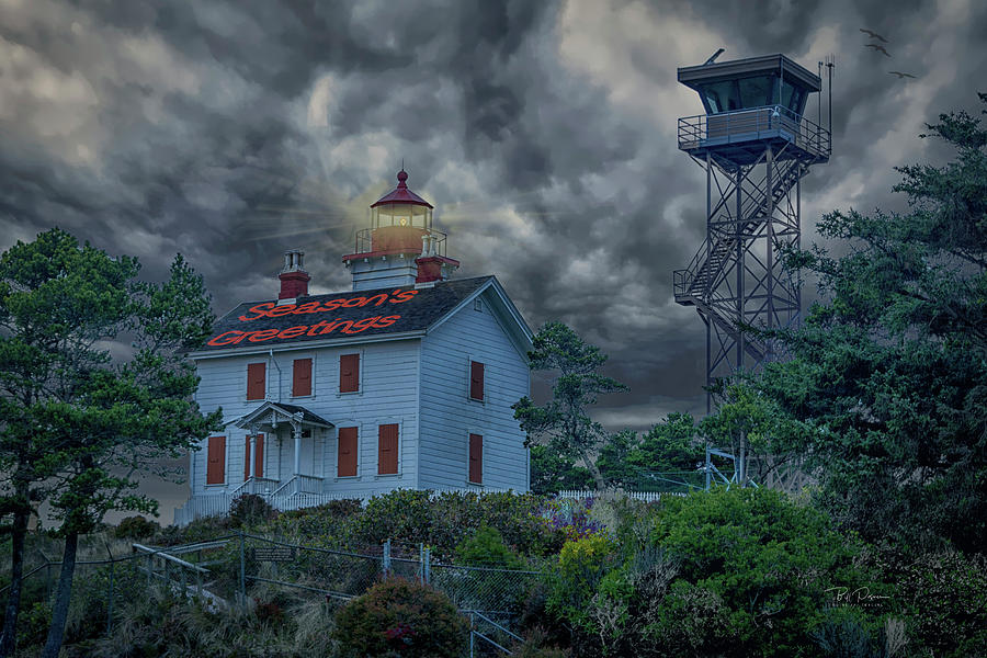 Lighthouse Greetings Photograph by Bill Posner