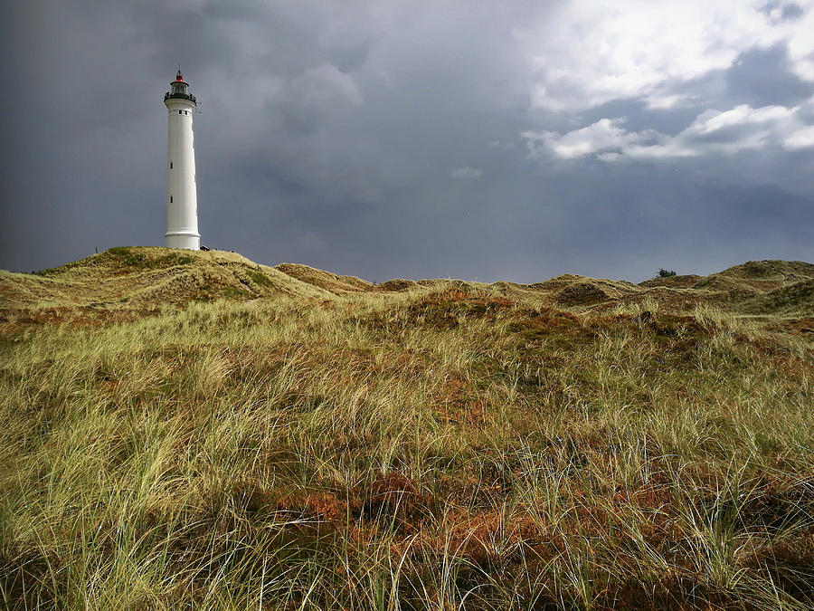 Lighthouse In A Rainstorm 2 Photograph