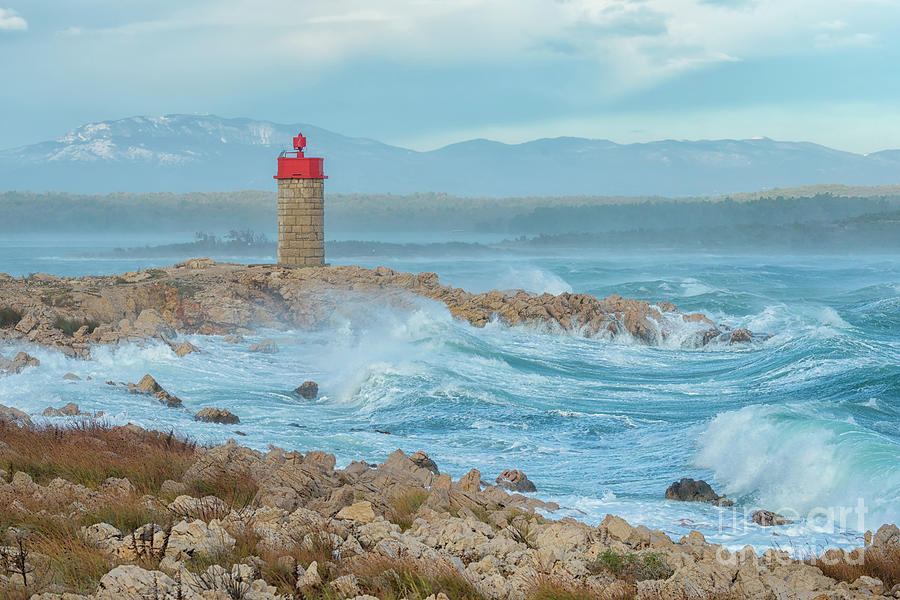Lighthouse in Krk Island, Croatia Photograph by Ivan Batinic