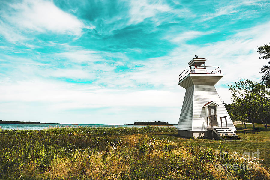 Lighthouse in Nova Scotia Photograph by Zawhaus Photography