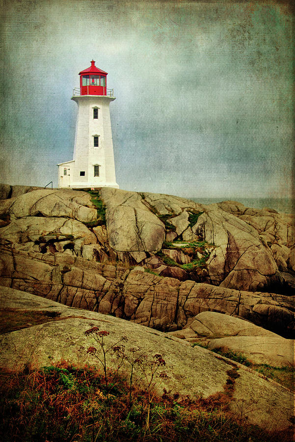 Lighthouse in Peggys Cove Photograph by Carolyn Derstine