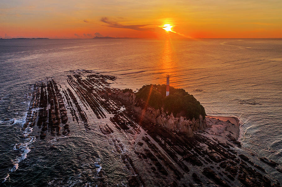 Lighthouse in the middle of sea, Sabah, Malaysia Photograph by Pradeep Raja PRINTS