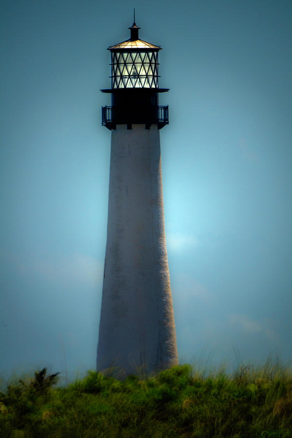 Lighthouse Key Biscane Photograph by Wolfgang Stocker