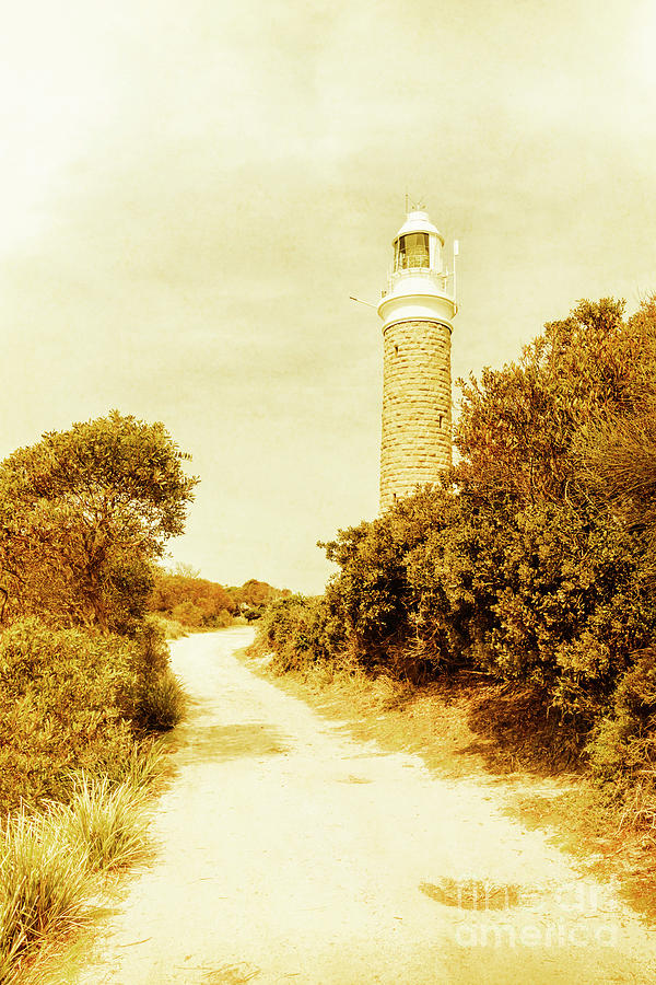 Architecture Photograph - Lighthouse lane by Jorgo Photography