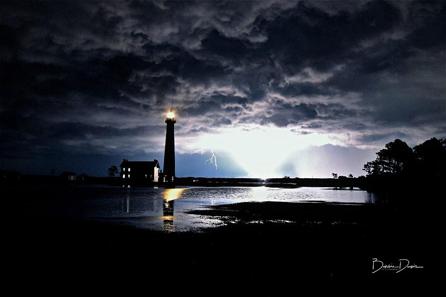 Lighthouse Lightning Photograph by Barbie Davis Pixels