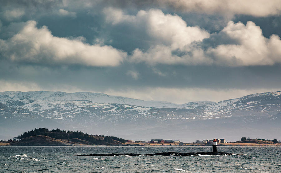 Lighthouse Near Nes Norway Photograph by Adam Rainoff