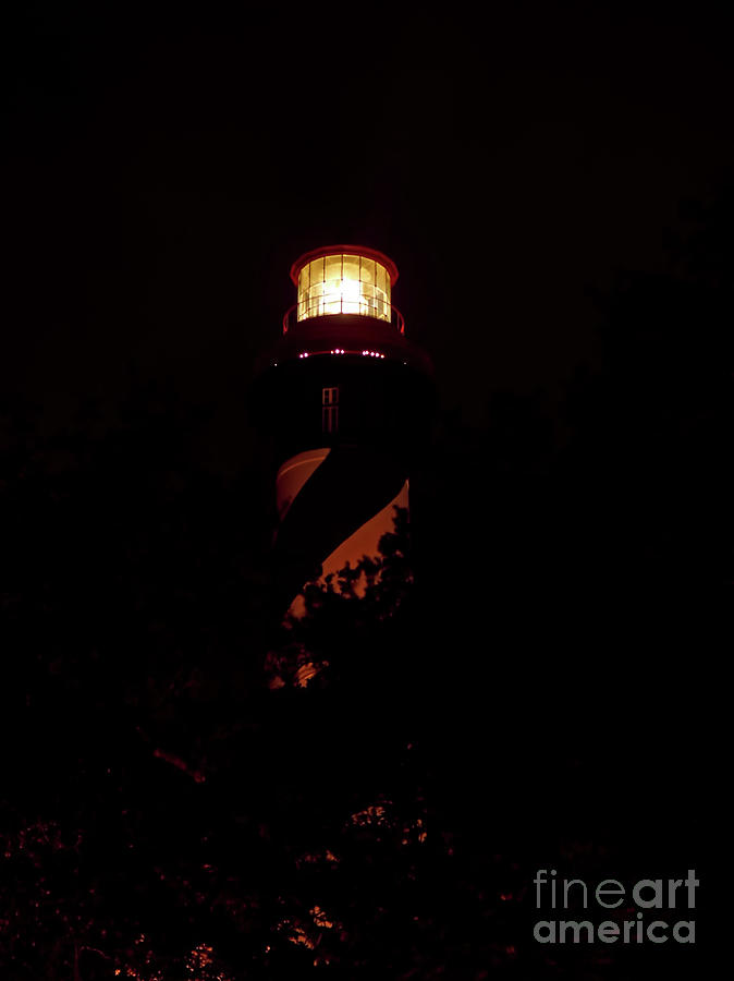 Lighthouse Night Of Lights Photograph by D Hackett