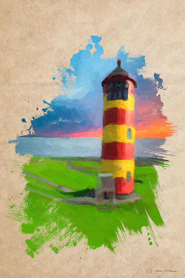 Lighthouse Digital Art - Lighthouse No.3 by Serge Averbukh