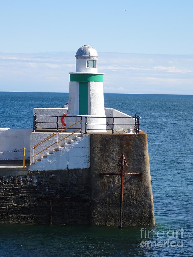 Lighthouse on Isle of Man Photograph by Karen Jane Jones