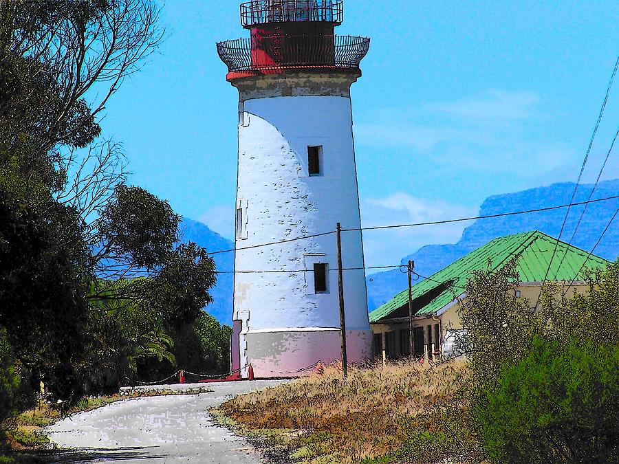 Lighthouse Photograph - Lighthouse on Robben Island by Vijay Sharon Govender