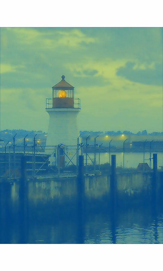 Lighthouse On The Harbour Photograph