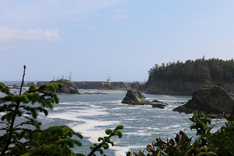 Lighthouse on the Oregon Coast - 2 Photograph by Christy Pooschke