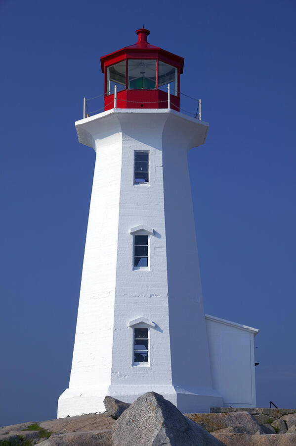 Lighthouse Peggys cove Photograph by Garry Gay